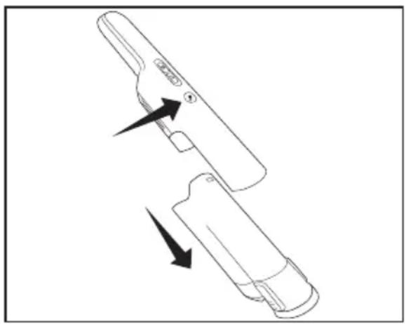 Djive Vacumate Ultralight - Enlever et replacer le réservoir à poussière (pour le nettoyer) - 1