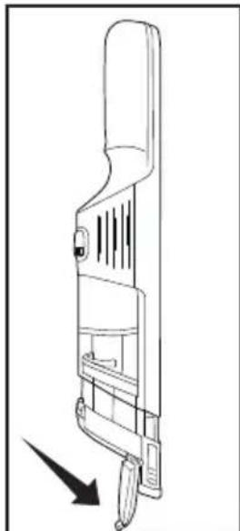 Djive Vacumate Ultralight - Enlever et replacer le réservoir à poussière (pour le nettoyer) - 2