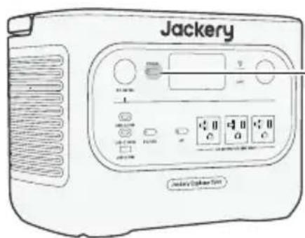Jackery Explorer 1500 - MARCHE/ARRET - 1