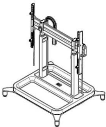 OPTOMA RISE 5308 - RISE 5105 Motorized display lift floor stand 50 mm/s - 2