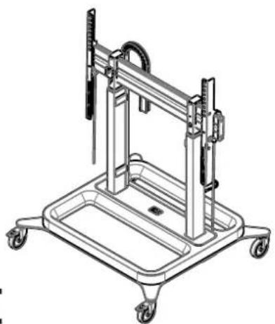 OPTOMA RISE 5308 - RISE 5108 Motorized display lift floor stand 80mm/s - 2