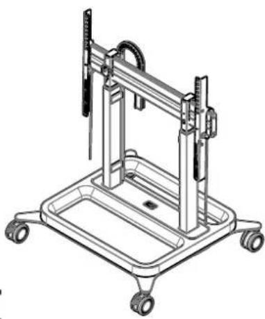 OPTOMA RISE 5308 - RISE 5305 Motorized display lift trolley 50mm/s - 3