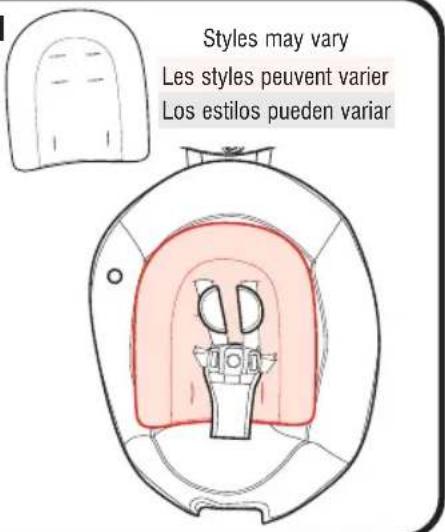 GRACO Sway2Me - Body support • Support corporel • Soporte para el cuerpo - 1