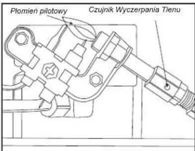 Plomien pilotowy Czujnik Wyczerpania Tienu