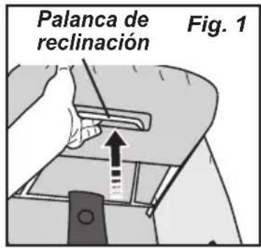Gaggle Jamboree 6 - Para reclinar el respaldo del asiento: - 1
