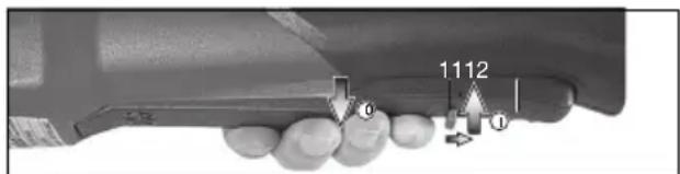METABO WVB 18 LTX BL 15-150 Quick - Maskiner med paddelbrytare (med dödmansfunktion): - 1