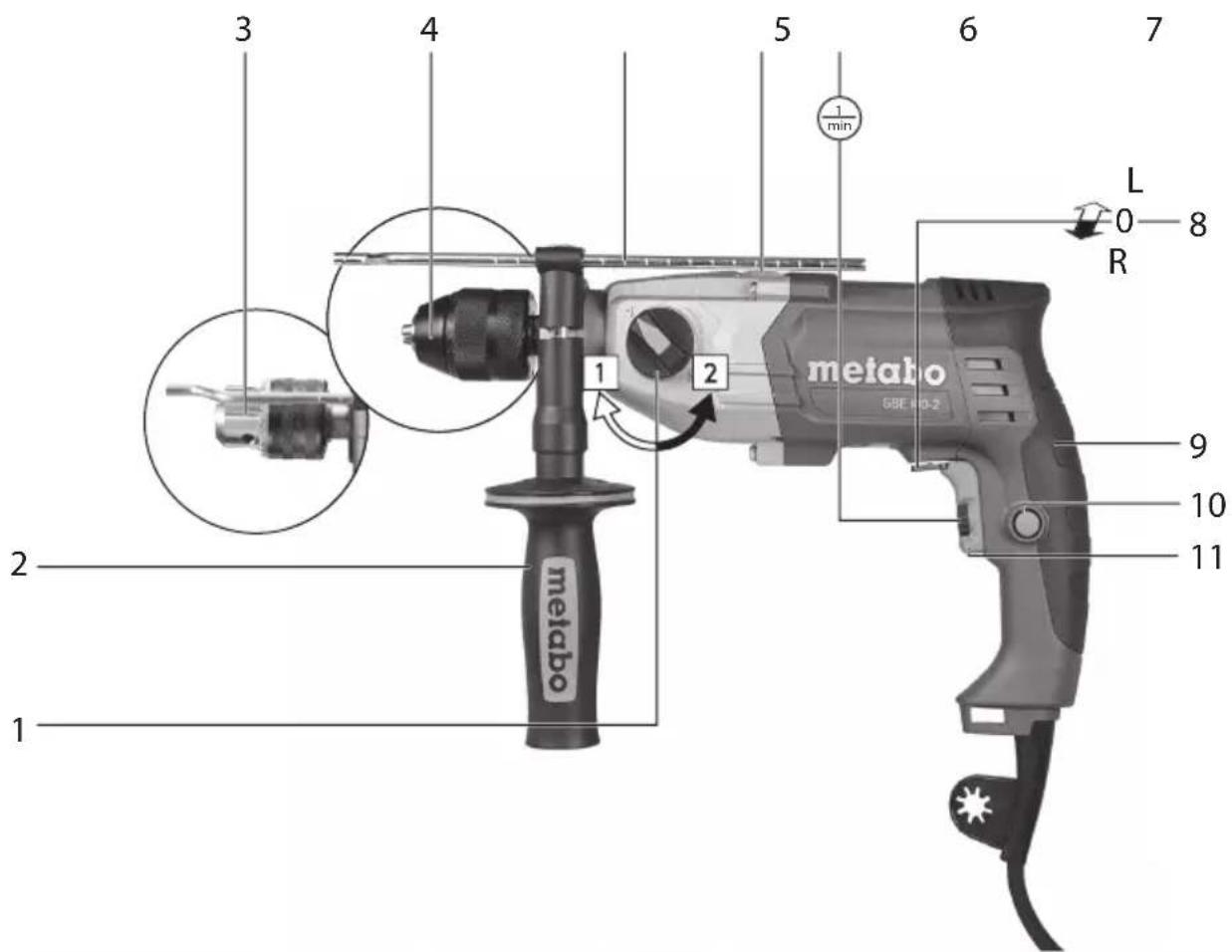 METABO SBE 800-2 - 1
