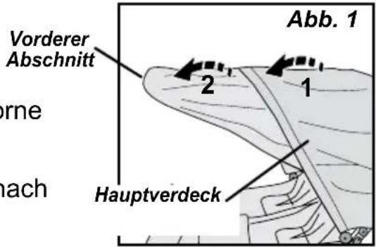 Gaggle Compass - So erweitern Sie das Verdeck: - 1