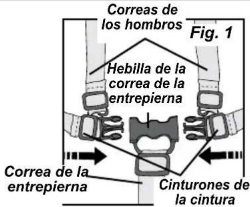 Gaggle Compass - Ajuste del cinturón de la entrepierna: - 1