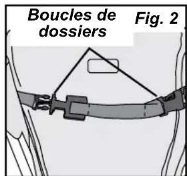 Gaggle Compass - Pour relever le dossier à la verticale : - 2