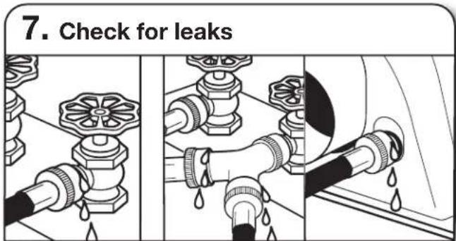 WHIRLPOOL WGD8127LC - Attach long hose to "Y" connector and tighten couplings - 5