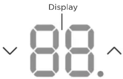 MIDEA MW10MSWBA5RCM - LED Display: - 1