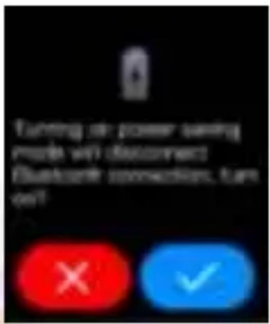 Turning to power saving mode will disconnect Bluetooth switches, turn on IT