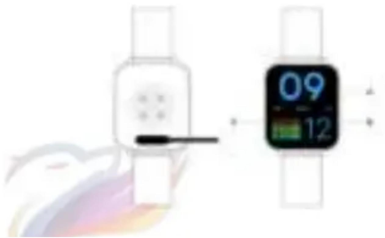 Image showing a smartwatch and a digital display with time and duration indicators