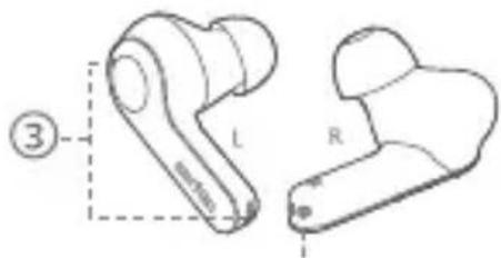 EarFun Air - Diagramme de produit - 2