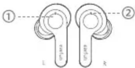 EarFun Air - Diagramme de produit - 1