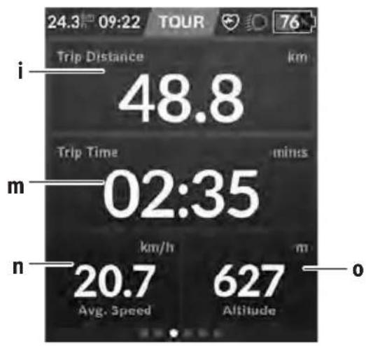 24.3 09:22 TOUR 76 Trip Distance km 48.8 Trip Time mins m 02:35 n 20.7 627 Avg. Speed Altitude o