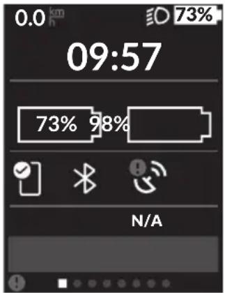 0.0 km h 73% 09:57 73% 98% N/A