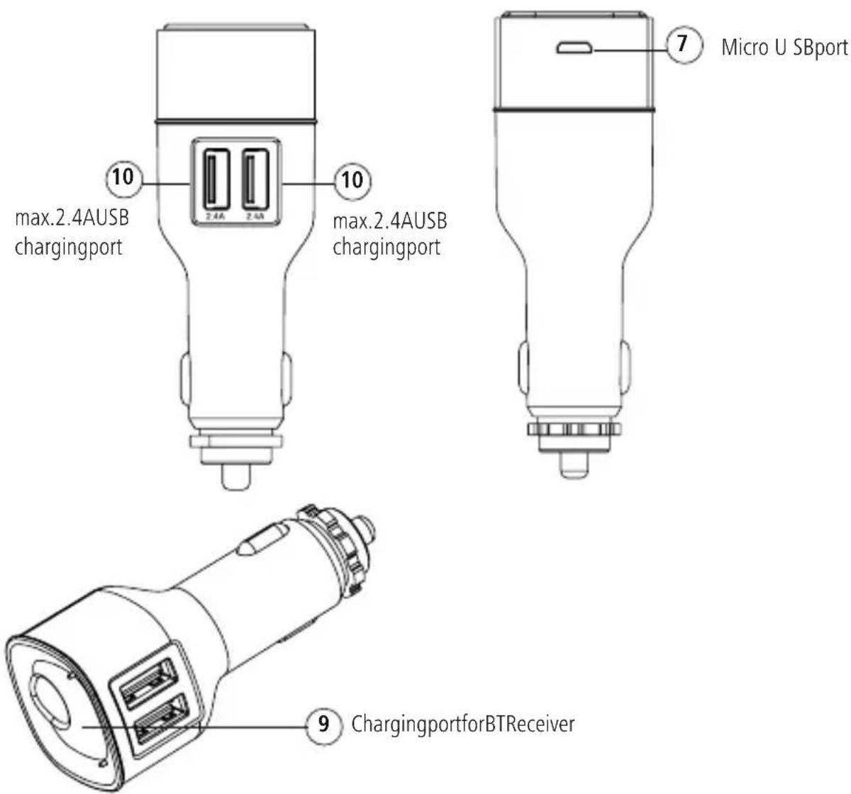 HAMA 00014159 - Bluetooth®-ReceiverfürKfz - 4