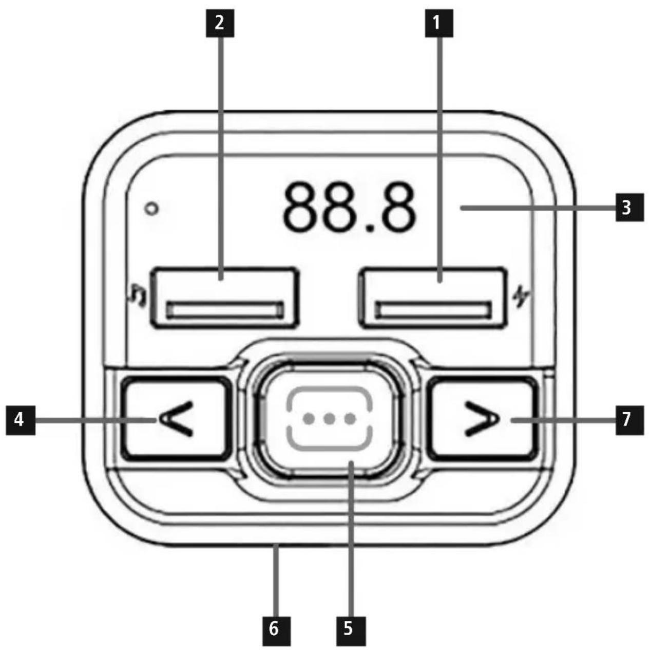 HAMA 00014164 - FM-TransmittermitBluetooth ^® -Funktion - 3