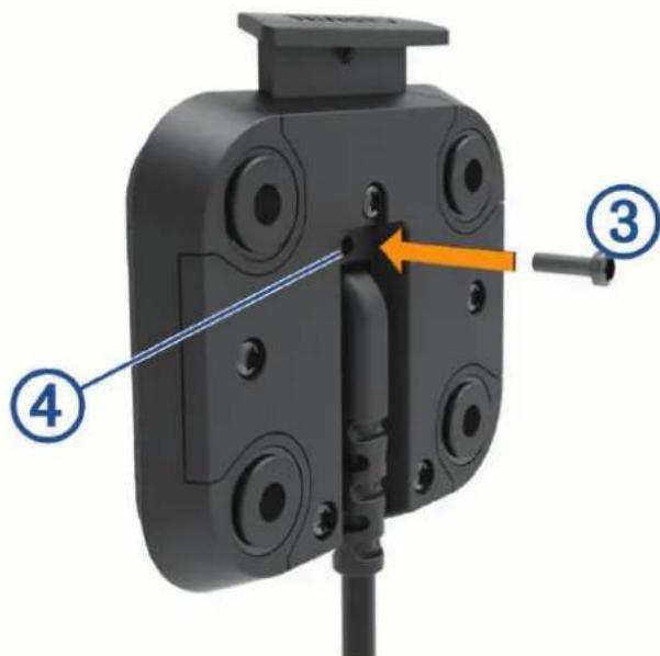 GARMIN zūmo XT2 - Installation des cables d'alimentation sur le support de montage pour moto - 2