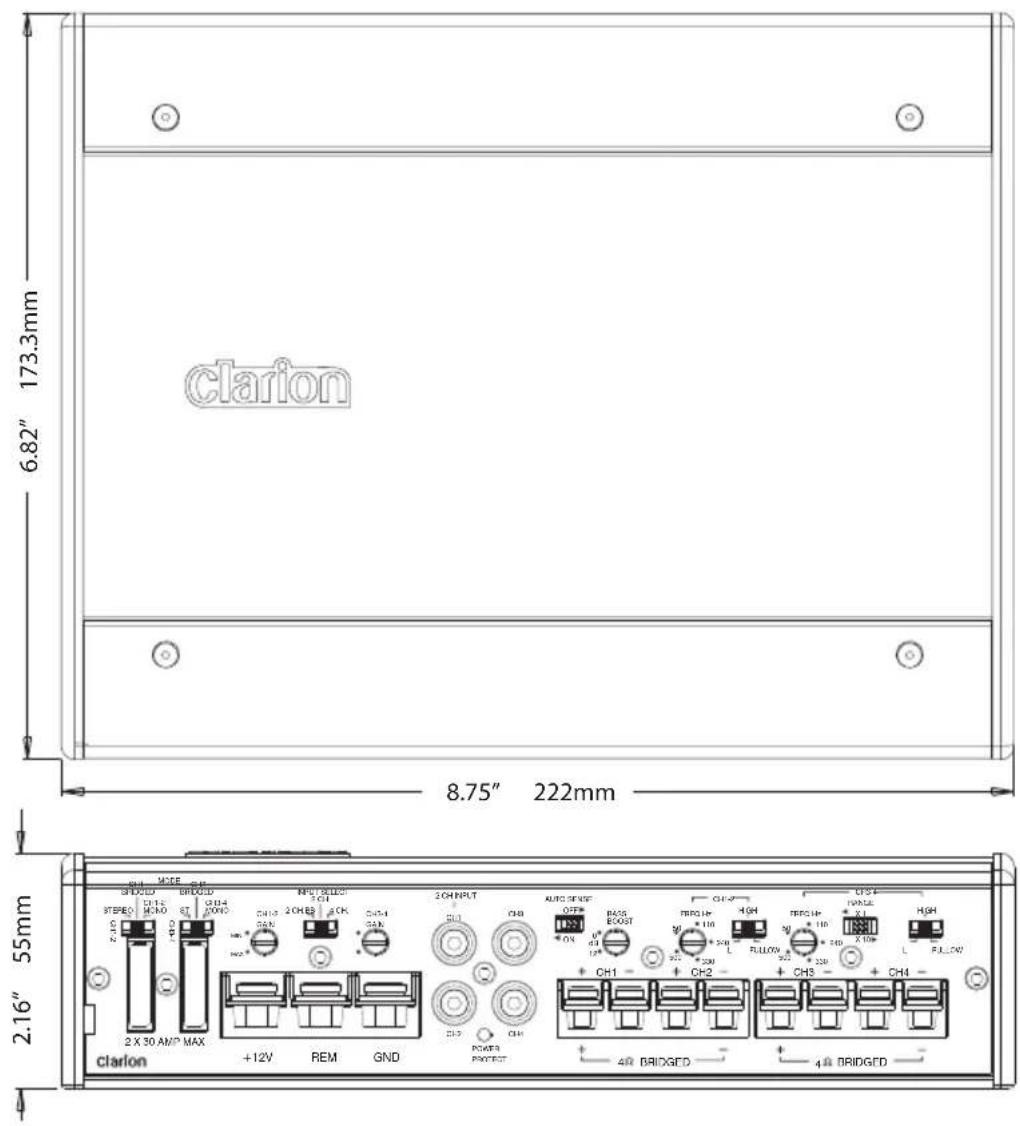 CLARION XC6640 - Subwoofer Level Control Installation - 2