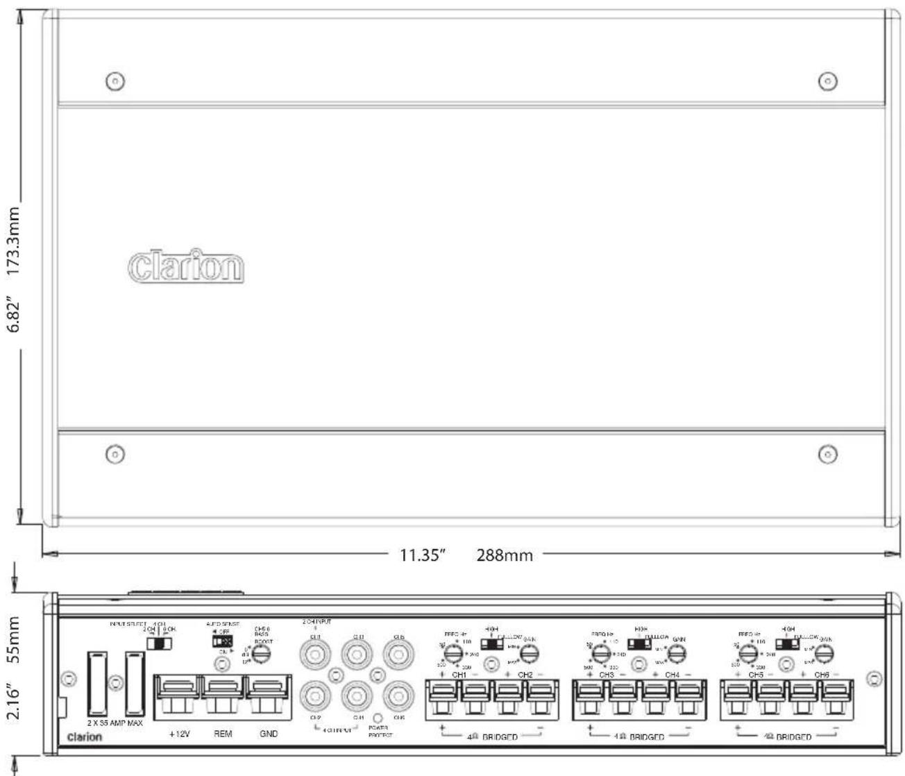 CLARION XC6640 - Subwoofer Level Control Installation - 3