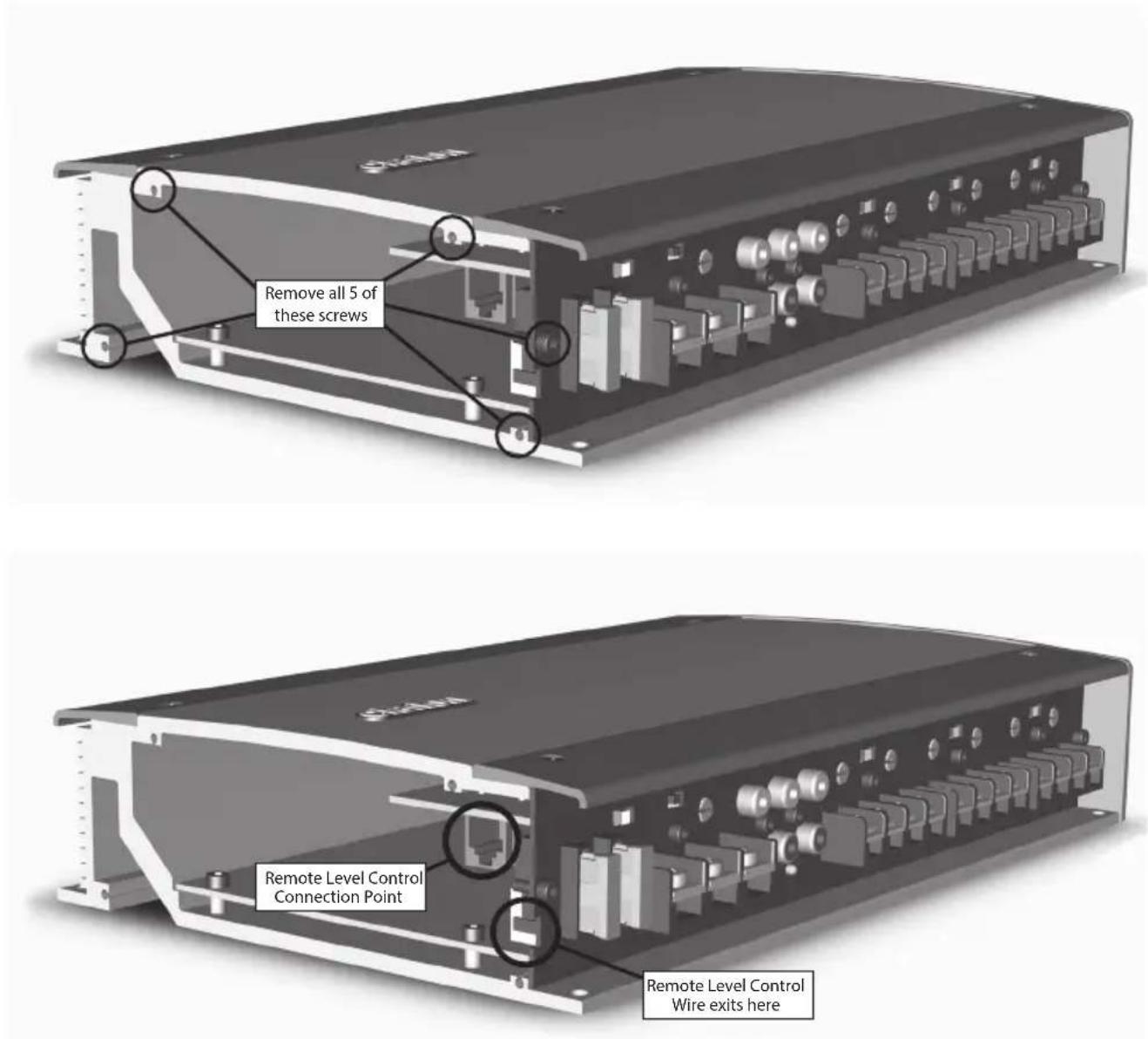 CLARION XC6640 - Subwoofer Level Control Installation - 1