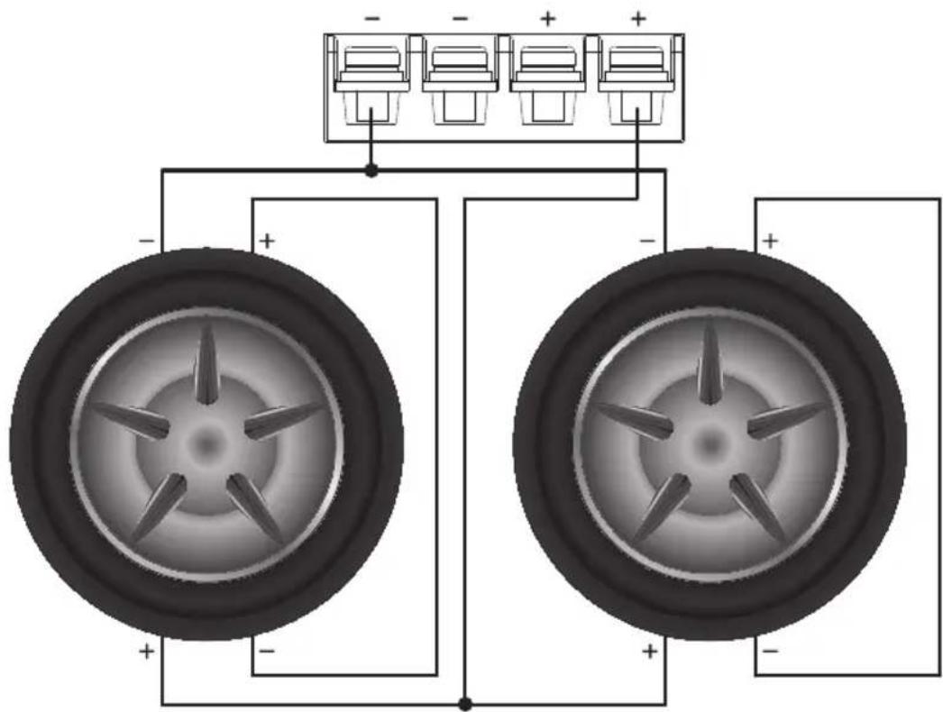 CLARION XC6140 - Ohms Mono - One 4 Ohm Dual Voice Coil Subwoofer - 3