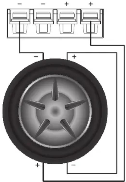 CLARION XC6140 - Ohms Mono - One 4 Ohm Dual Voice Coil Subwoofer - 1