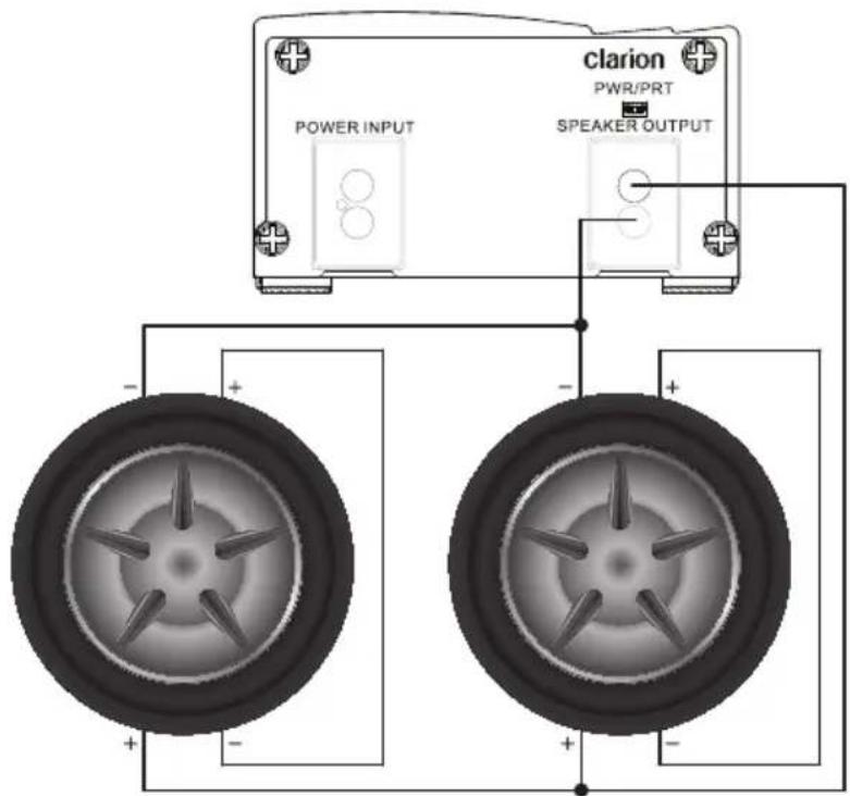 CLARION XC1440 - Connexion des Haut-Parleurs - 4