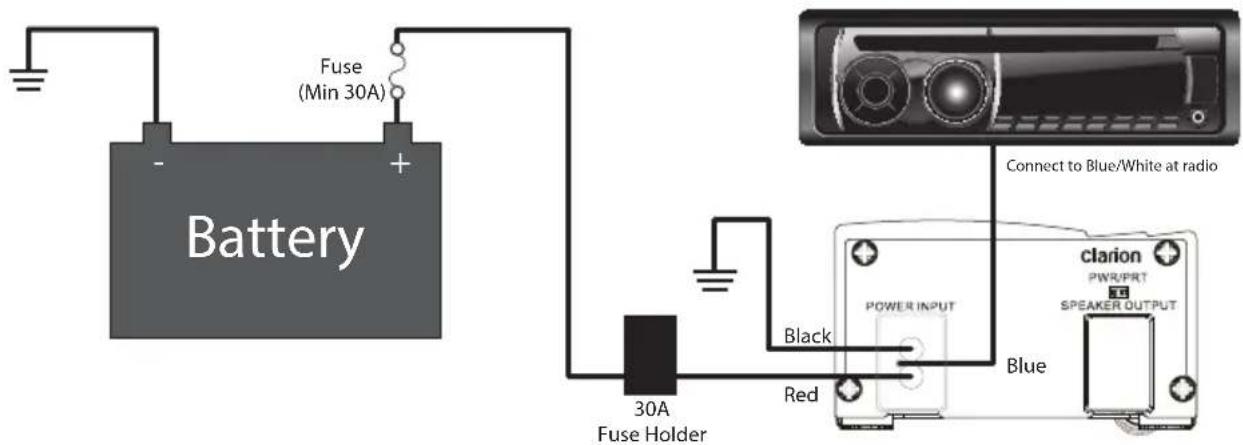 CLARION XC1140 - Power Connections - 1