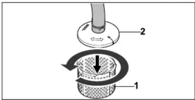 STIHL WP 300 - Cleaning the Suction Strainer - 1