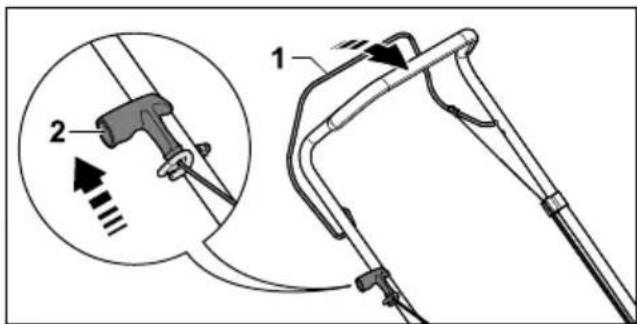 STIHL RM 2 RC - Mootori käivitamine - 1