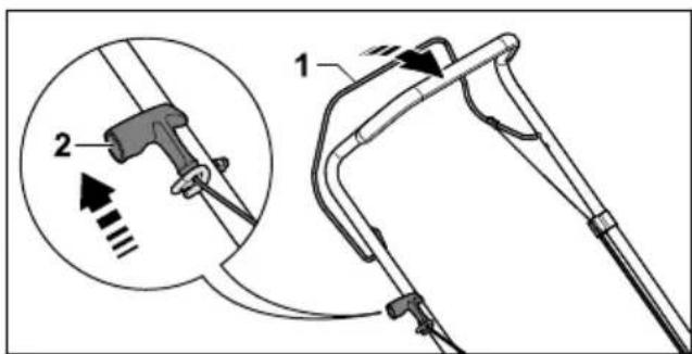 STIHL RM 2 RC - Moottorin käynnistys - 1