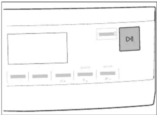 AEG TR89P54B - Départ d'un programme - 1