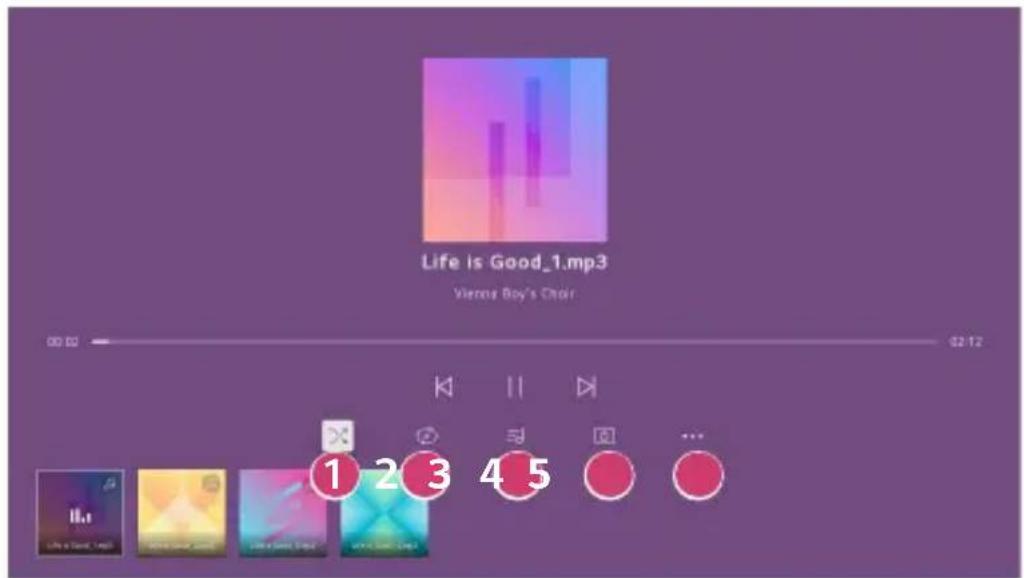 LG CineBeam PU700R - Écouter de la musique - 1