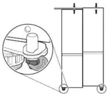 LG LRSWS2806S - Alignement de la porte - 1