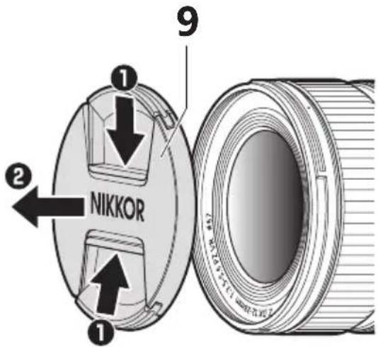 NIKON NIKKOR Z DX 12-28mm f/3.5-5.6 PZ VR - Repère d'alignement du parasoleil - 1