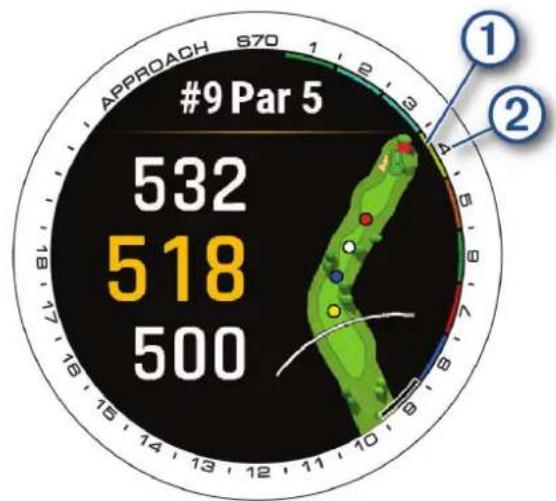 GARMIN Approach S70 - Historique des scores - 1