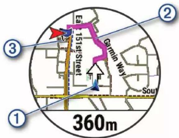 GARMIN Epix Pro (Gen 2) - Navigation jusqu'au point de départ pendant une activité - 1