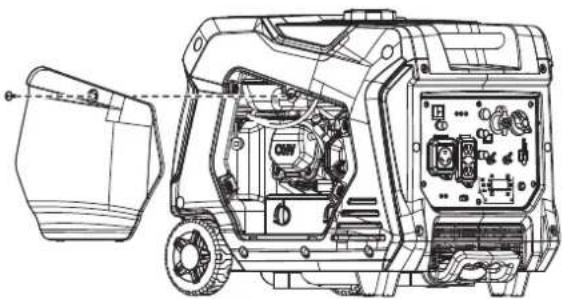 WESTINGHOUSE iGen4500DFcv - CUBIERTA DE SERVICIO DEL MOTOR - 1