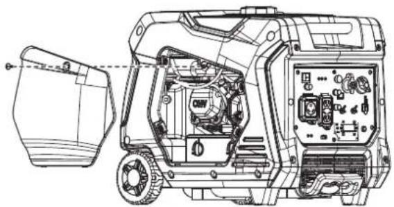 WESTINGHOUSE iGen4500DFcv - ENGINE SERVICE COVER - 1