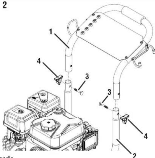 WESTINGHOUSE WPX3600 - INSTALL HANDLE - 1