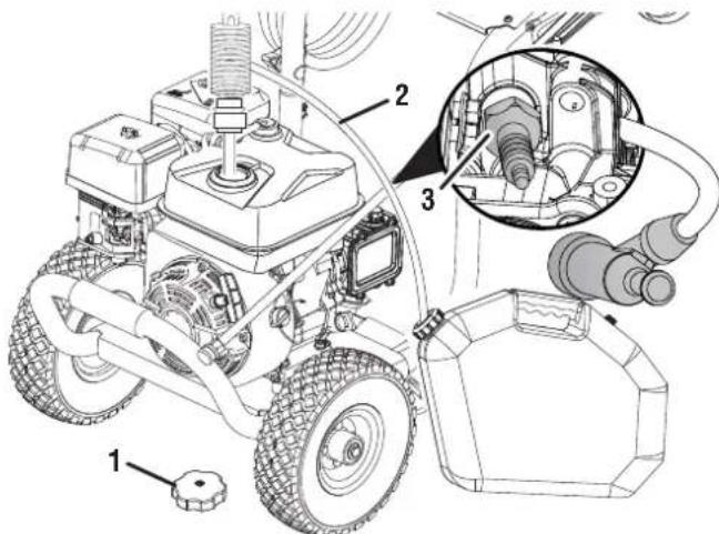 WESTINGHOUSE WPX4400 - VIDANGE DU RÉSERVOIR DE CARBURANT - 1
