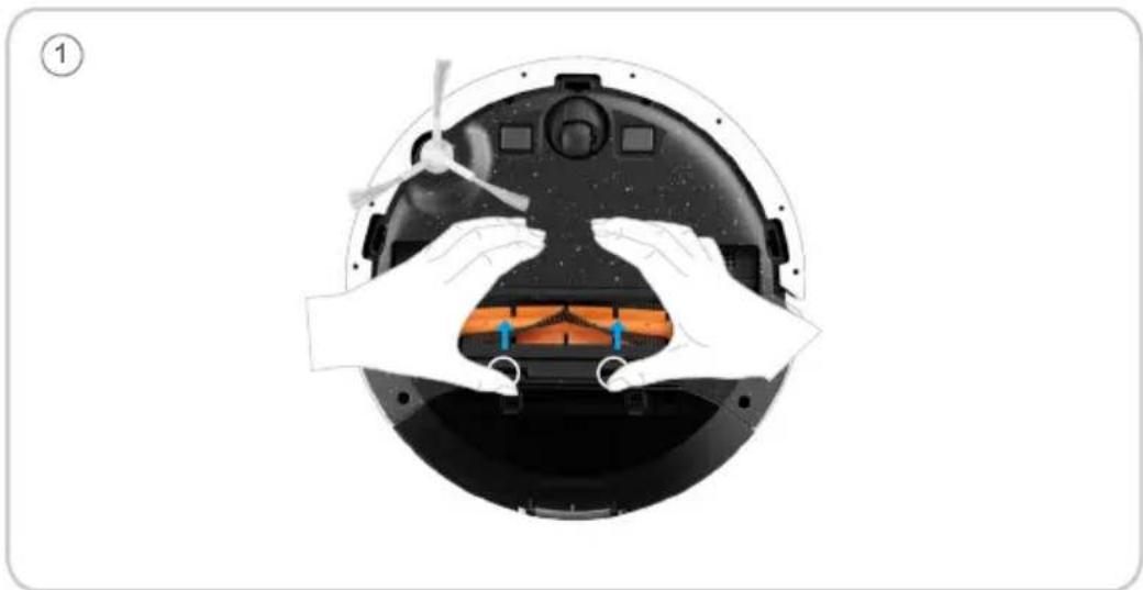EZVIZ RC3 Plus - Nettoyage de la brosse principale - 1