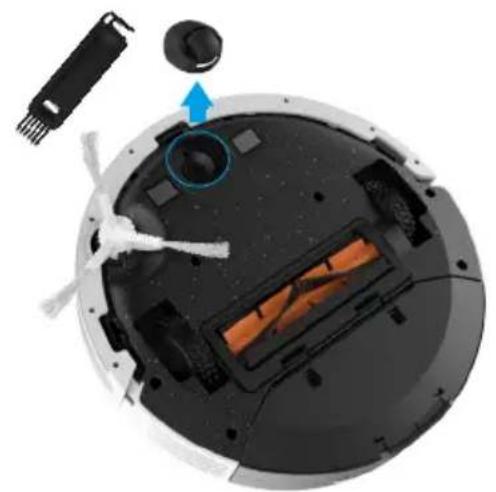 EZVIZ RC3 Plus - Nettoyage de la roulette universelle - 1