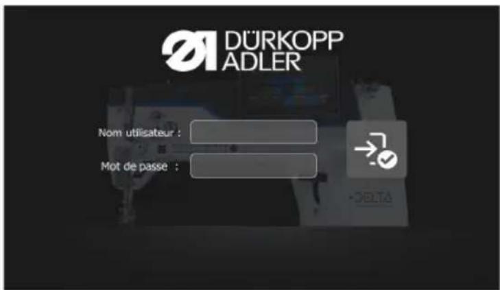 Dürkopp Adler D869 e-con - Connecter un utilisateur - 4