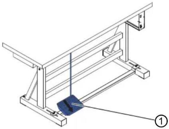 Dürkopp Adler D869 e-con - Lever les pieds presseurs - 1