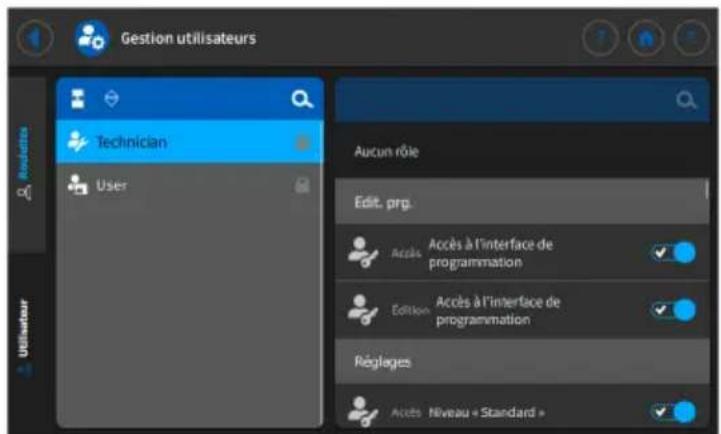 Dürkopp Adler D869 e-con - Gestion utilisateurs - 11